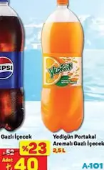 YEDİGÜN PORTAKAL AROMALI GAZLI İÇECEK 2,5 L